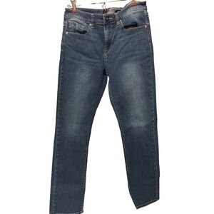 Volcom Dark Wash Slim Straight Denim Jeans Blue Mens Size 28 x 26